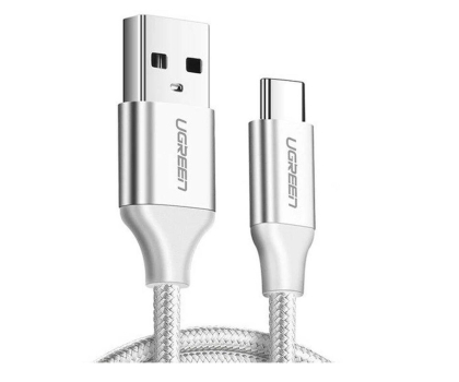 Kabel UGREEN Kabel USB do USB-C QC3.0 2m US288 (biały) 6957303861330